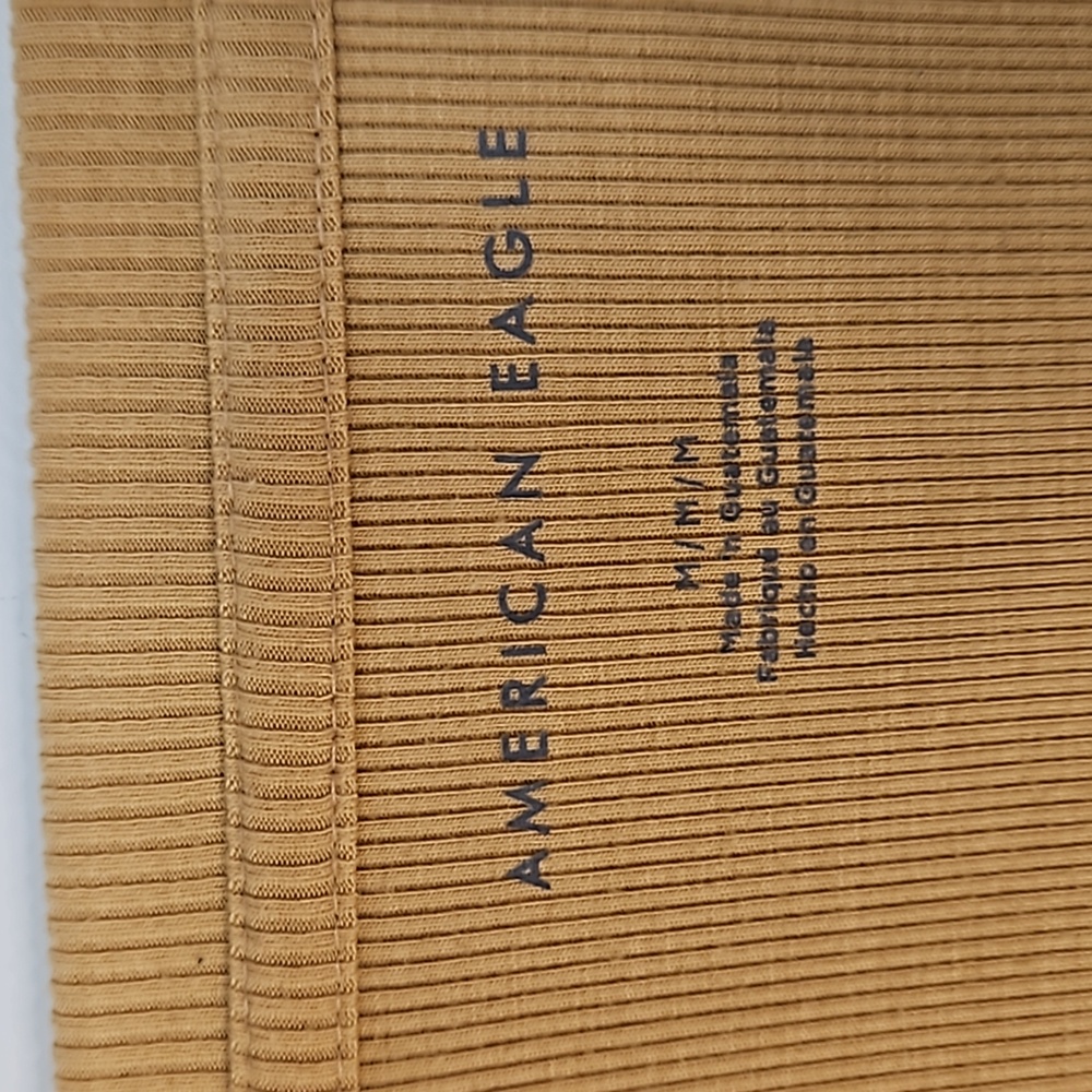 American Eagle Yellow Comfortable Bodysuit Size Medium - Picture 3 of 9